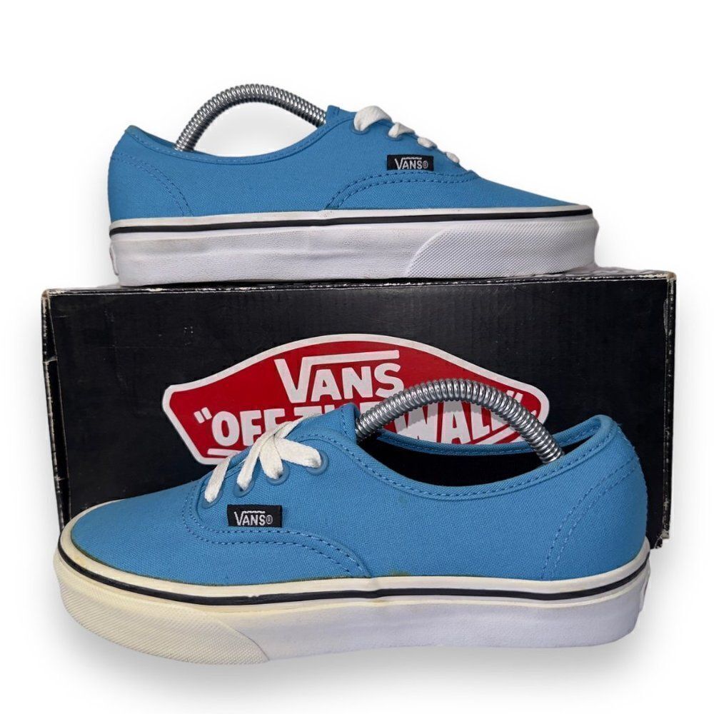 Vans‎ Authentic Skate Shoes Malibu Blue/Black VN-OSCQ80J Women's 6